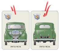 MG YA 1947-51 Air Freshener